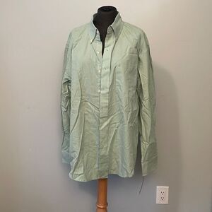 IZOD Men's Sea Crest Long Sleeve Check Woven Button Down Shirt NWT